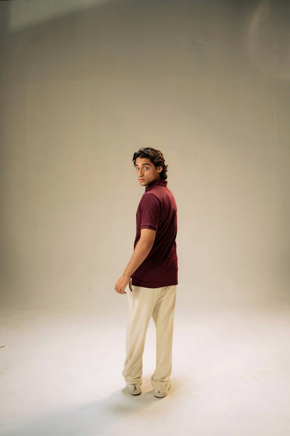 Maroon-textured